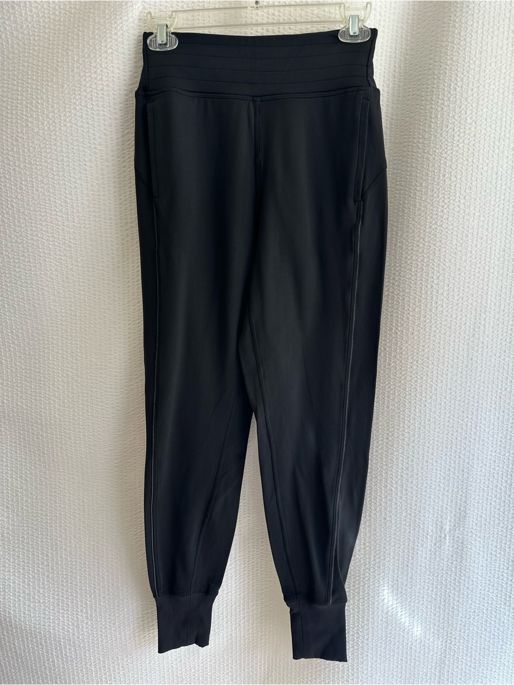 LULULEMON Flurry Up Black High Rise Fleece Lined Jogger Pants Running Size 2